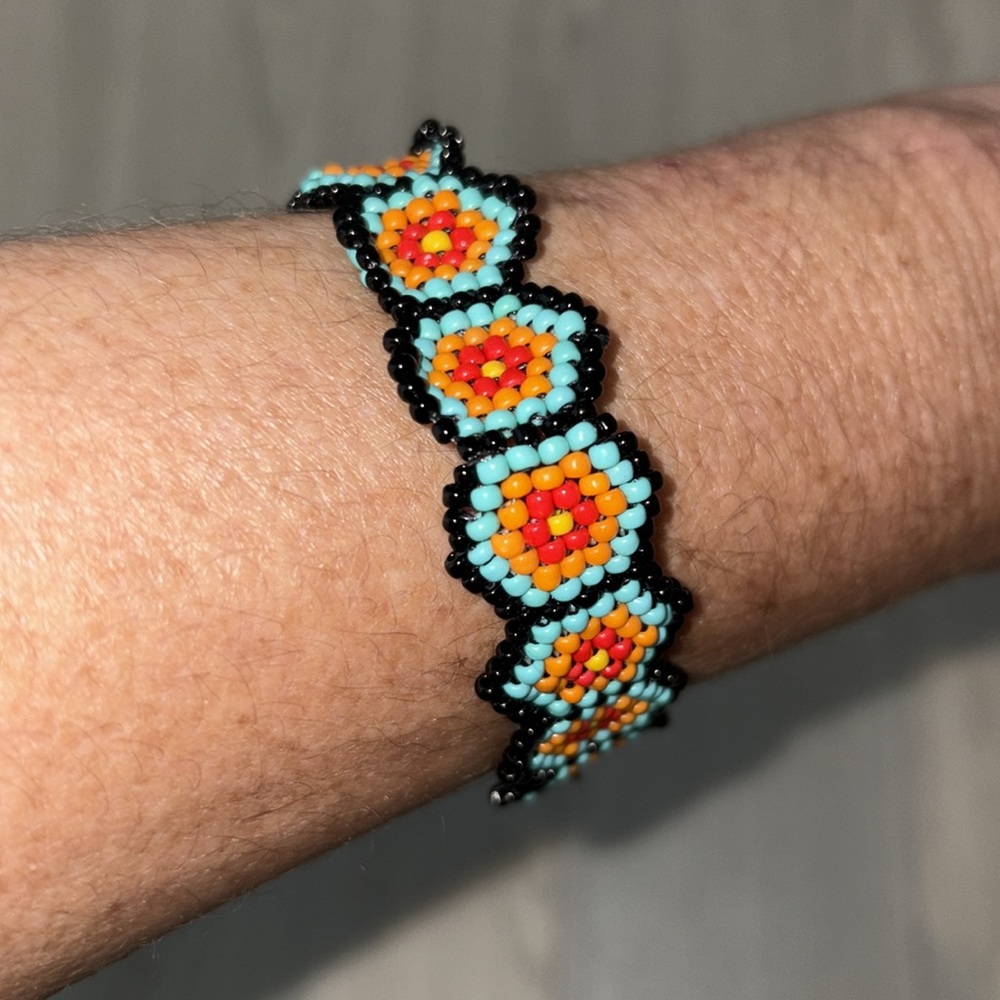 Handmade beaded bracelet